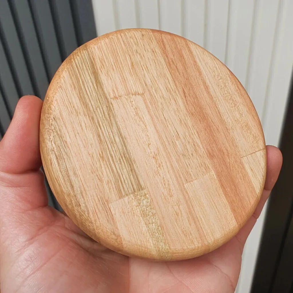 TARRO YERBA TAPA MADERA NEGRO - Image 2