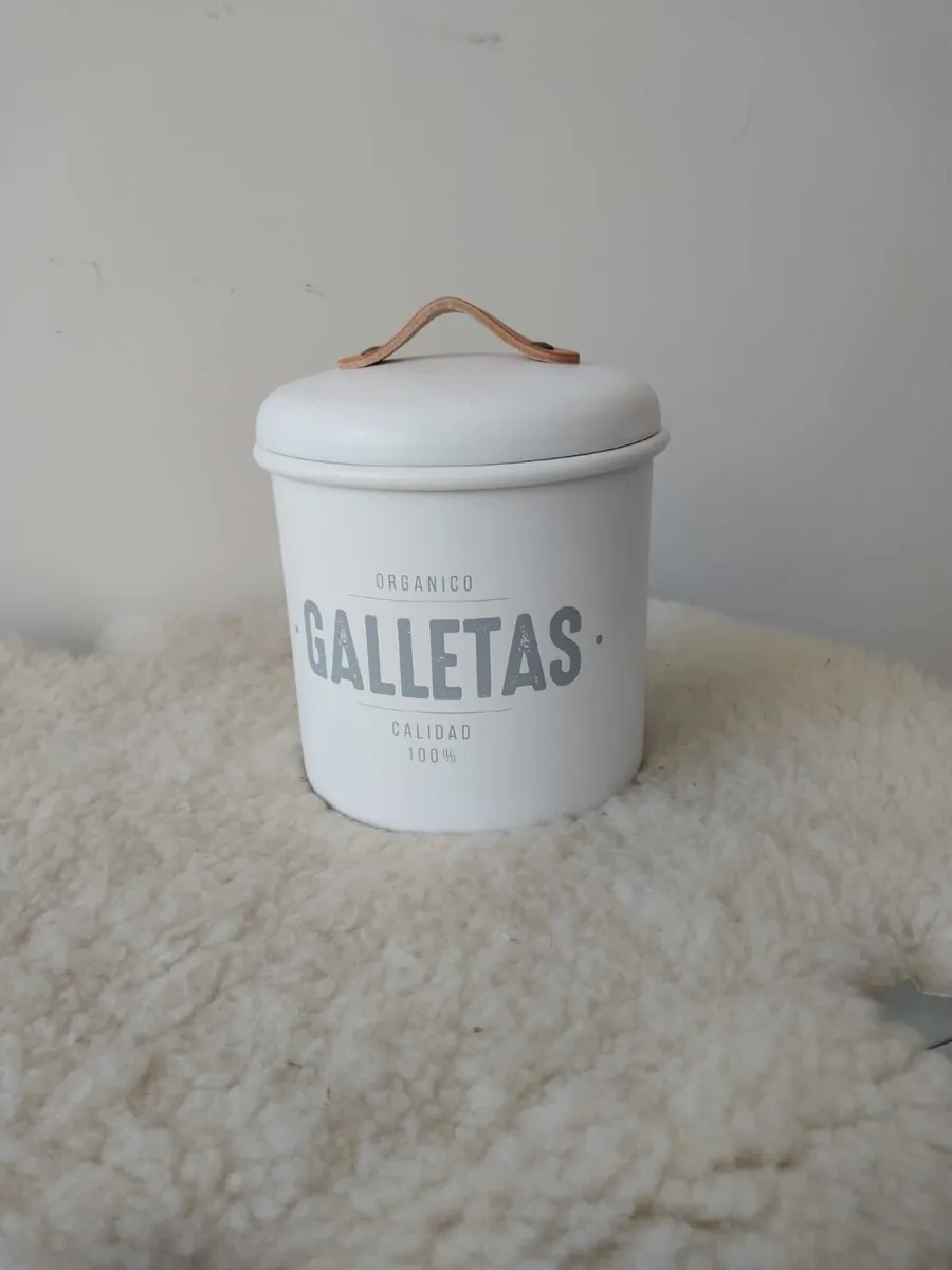 TARRO GALLETAS BLANCO (2,6 L) - Image 2