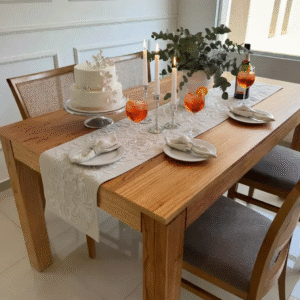 SERVILLETAS DE TUSOR PASTEL CON APLIQUE