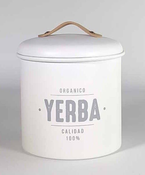 TARRO YERBA 1 KG BLANCO (2,6 L) - Image 4